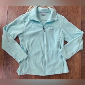 Columbia Women's Aqua Zip Up Fleece Jacket